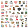 10/50/100pcs Dark Romance Bookish Stickers – Aesthetic Decals for Kindle, iPad, Phones, Laptops, and Diaries