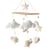 Wooden Baby Crib Mobile Bracket – Natural Wood Bed Bell Hanger for Newborns 0-12 Months
