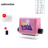 Double-Head Math Rolling Stamp Number Roller for Kids - Addition & Subtraction Practice Within 100