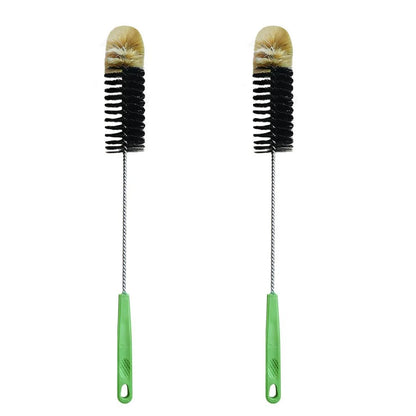 Long Handle Bottle Brush – Wineglass, Drink Bottle & Cup Cleaner, Soda Stream & Glassware Jar Cleaning Tool for Kitchen