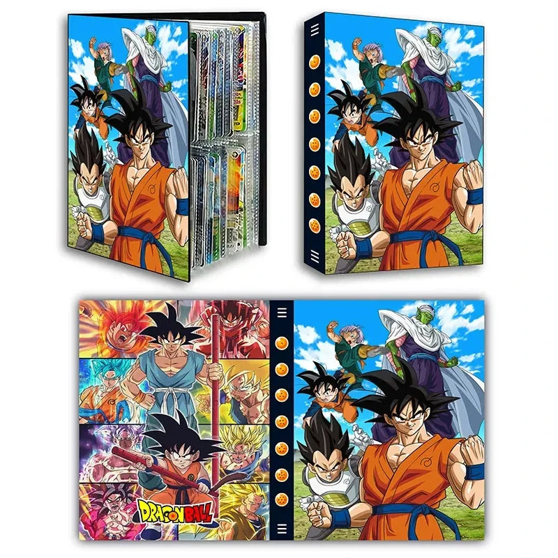 Dragon Ball Card Album - 240pcs Son Goku, Vegeta, Frieza Game Card Holder Binder, VMAX Card Collection, Kids Toy Gift