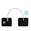 2/4/6-Pack Self-Adhesive Cabinet Locks with Keys — Baby Safety Locks for Fridge, Cabinets, Drawers, Doors & Appliances