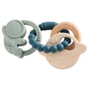 1pc Silicone Teether - Food Grade Baby 0-12 Months, Teething Ring Sensory Toy for Toddlers, Silicone Animal Soothing Accessories