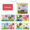 Baby Soft Cloth Book for Newborns 0-12 Months - 3D Animal Family Cognitive Montessori Early Educational Toy, Gift for Kids