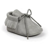 Baby Shoes Newborn Infant Boy Girl Lace-up Tassels Suede Soft Anti-Slip Toddler Crib Crawl Moccasins 10 Colors