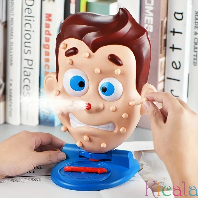 Popping Pimple Water Spray Toy - Parent-Child Board Game, Face Squeeze & Anti-Stress Novelty Toy for Children