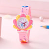 Children’s Cartoon Mermaid Shell Watch 3D Pattern PVC Soft Skin-Friendly Learning Watch