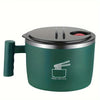 Large Ramen Bowl with Lid and Handle - 1000ml (35oz) Eco-Friendly Soup Bowl for Home and Travel