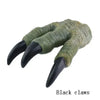Soft Vinyl Dinosaur Hand Puppet, Rubber Animal Head Toy Glove Gift for Halloween