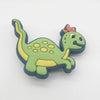 Cute Animal Shoe Charms – PVC Cartoon Dino & Panda Shoe Decoration, 1-Pack (2.5–3 cm / 1.0–1.2 in) for Kids, Sandals & Backpacks