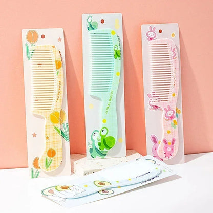 New Portable Untangling Hair Brush - Health Care Tools for Kids - Cute Rabbit & Bear Hairbrush Comb for Girls - Hair Accessories
