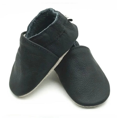 Genuine Leather Baby Shoes – Summer Infant Toddler Moccasins, Soft Sole First Walker Crib Shoes for Baby Boys