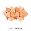 Wooden Lu Ban Brain Teaser 3D Puzzle – Educational Logic Game for Kids & Adults
