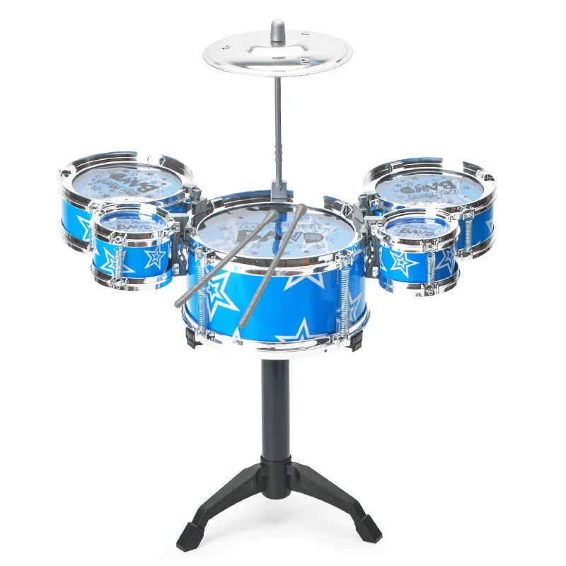 Children's Beginner Drum Set – Dynamic Jazz Drums Toy, Western Percussion Instrument for Kids – view 6