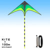 YongJian Large Delta Kite for Kids & Adults – Easy to Fly with 6m Tail, Outdoor Toy