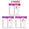 Outdoor Giant Bubble Wand Set - 2-Pack Foldable Bubble Wands (28 cm / 11 in Sections) for Kids, Parties & Rainbow Bubbles
