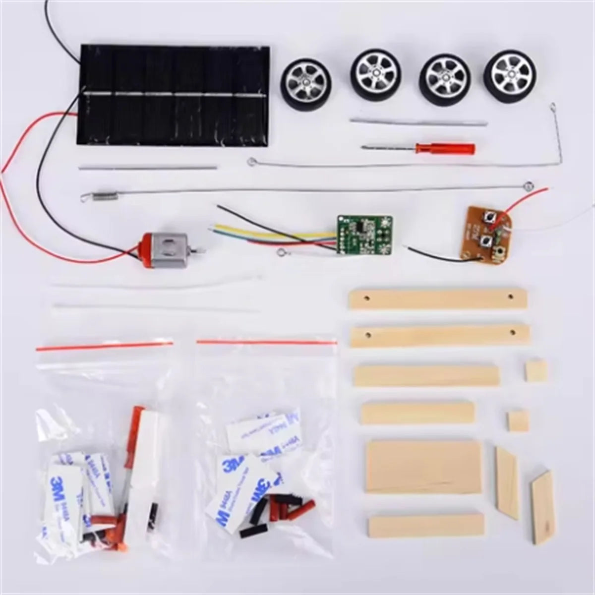 DIY Solar Car Kit – Educational Electronic Toy for Kids