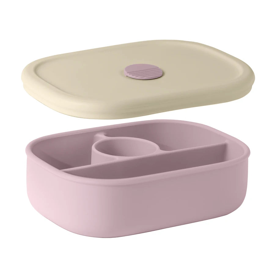 New Silicone Lunch Box for Babies & Kids - Portable BPA-Free Bento Box for Baby Food Storage