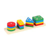 Montessori Wooden Color & Shape Matching Puzzle – Beaded Educational Toy for Toddlers & Kids