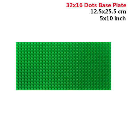 32x32 and 32x16 Dots Classic Building Blocks Base Plates – MOC DIY Small Bricks for City Figures and Kids Toys