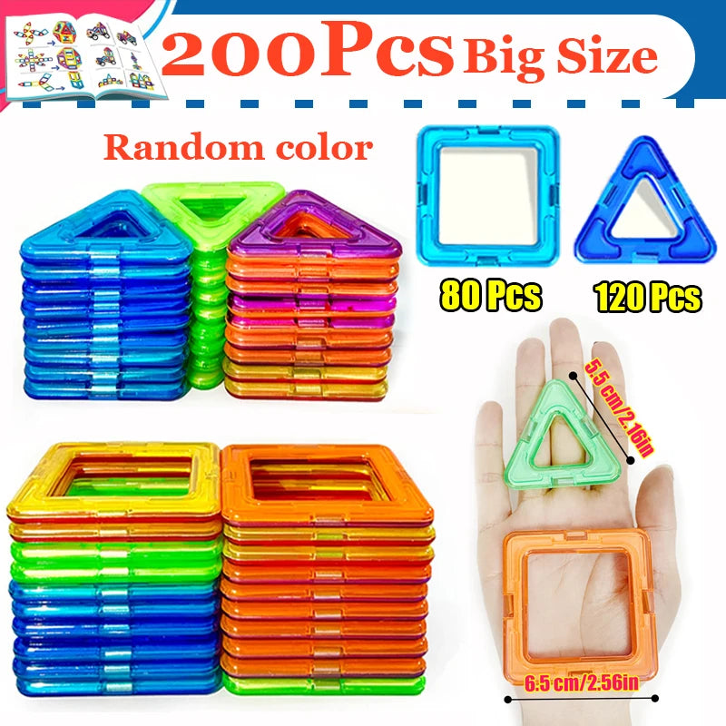 Magnetic Building Blocks Big and Mini Size DIY Construction Set