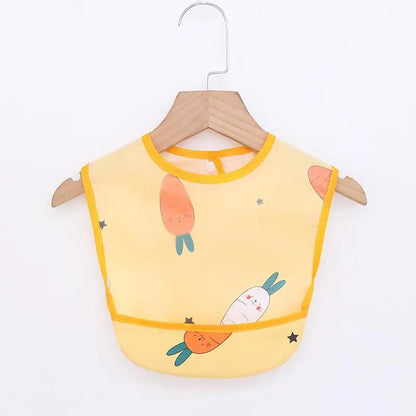 Waterproof Long-Sleeve Baby Smock – Art Apron & Feeding Bib with Pocket for Toddlers & Infants (Boys & Girls) - Kidzy Market