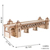 3D Wooden Tram Puzzle DIY Model Kit - Laser-Cut Retro Streetcar, Desk Decor Gift for Teens & Adults