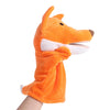 Stuffed Bear and Shark Hand and Finger Puppets, Plush Animal Dolls for Children