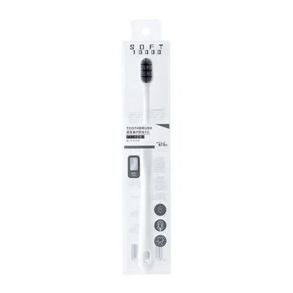 Plush Toothbrush with Super Fine Wave Soft Bristles, 8-Hole Massage for Gum Sensitivity, Adult Soft Hair Toothbrush