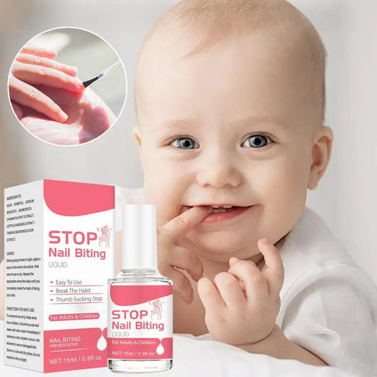 15ml Children Anti-Biting Nails – Bitter Nail Water, No Bite Cuticle Care, Non-Toxic Stop Nail Biting Polish