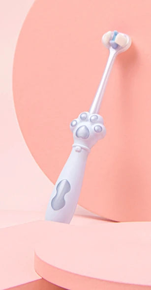 SAKURA Three-Sided Children's Toothbrush, 10000 Soft Bristles, U-Shaped for 3-12 Years Old, Deep Oral Hygiene Clean