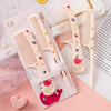 2Pcs/Set Cute Kids Hairdressing Comb - Anti-static Pointed Tail Comb for Girls - Strawberry Fruit Hair Comb