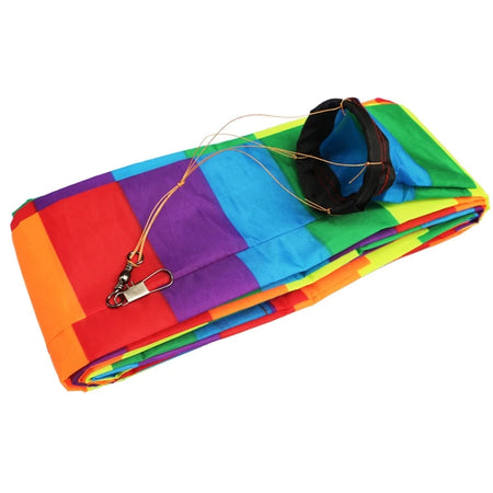 Rainbow Kite Tube Tail – Outdoor Backyard Game Stunt Parafoil Kite Tail, 10/15/30m