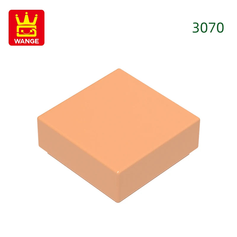 Wange 666PCS Wooden MOC Loose Parts – 1x1 Light Area Building Blocks, DIY Toy Assembly Set for Children, Compatible with Bricks, Gift with Storage Box
