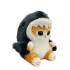 Cute Shark Cat and Fried Shrimp Cat Plush Pendant, Room and Car Bag Decoration Gift