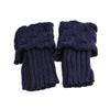 Elegant Women's Winter Boot Cuffs - Soft Knitted Acrylic Leg Warmers | Cozy Stretchable Ankle Socks | 1 Pair