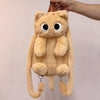 Black Cat Plush Backpack – Big Eyes Kitten Doll Large Capacity Soft Toy Shoulder and Crossbody Bag