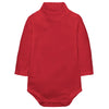 Baby Girl Long Sleeve Bodysuit – 100% Cotton High Collar Jumpsuit (Solid Color, 0-2 Years)