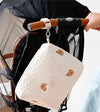 Korea Style Newborn Baby Care Diaper Bag – Embroidery Quilted Mummy Shoulder Bag, Large Stroller Organizer Handbag - Kidzy Market