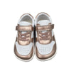 Tipsietoes Spring Genuine Leather Shoes – Lightweight Minimalist Barefoot Sneakers for Girls & Boys with Elastic Strap