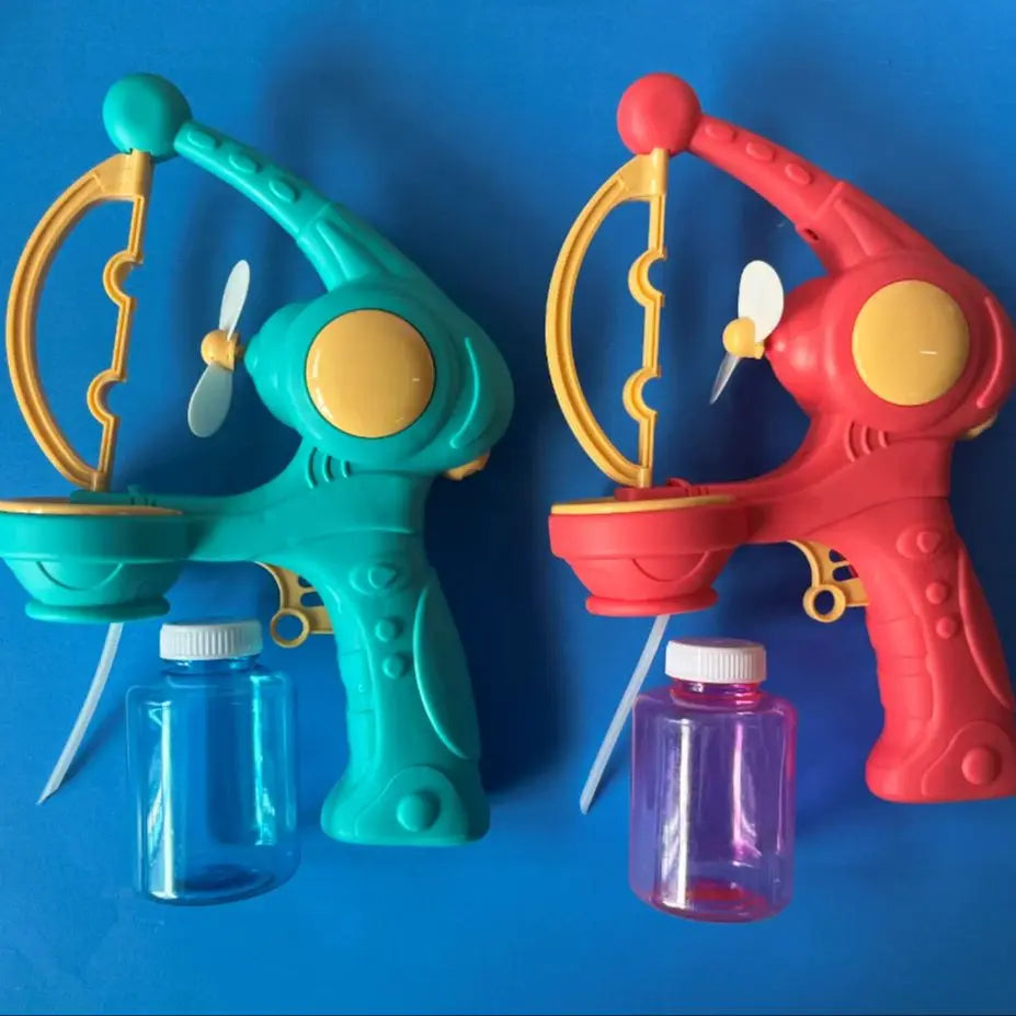 Automatic Rocket Bubble Gun for Kids – Battery-Powered Bubble Machine & Bubble Blower for Outdoor Parties & Gifts (3×AA Not Included)