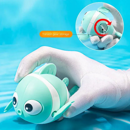 Cute Clown Fish Bath Toy – Floating Wind-Up Swimming Toy for Toddlers