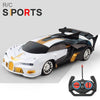 1/18 RC Car with LED Lights and 2.4G Remote Control High-Speed Drift