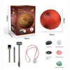 Children's Archaeology Digging Treasure Kit - Solar System Gem Ore Exploration, Science Education Toy for Kids