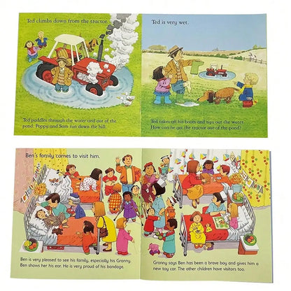 Usborne Farmyard Tales – First Experience English Picture Story Book for Preschool Kids Bedtime Reading Montessori