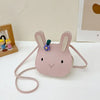 Cute Cartoon Animal PU Leather Shoulder Bag – Bear & Bunny Crossbody Messenger Bag for Kids, Toddler Girl & Boy Purse - Kidzy Market