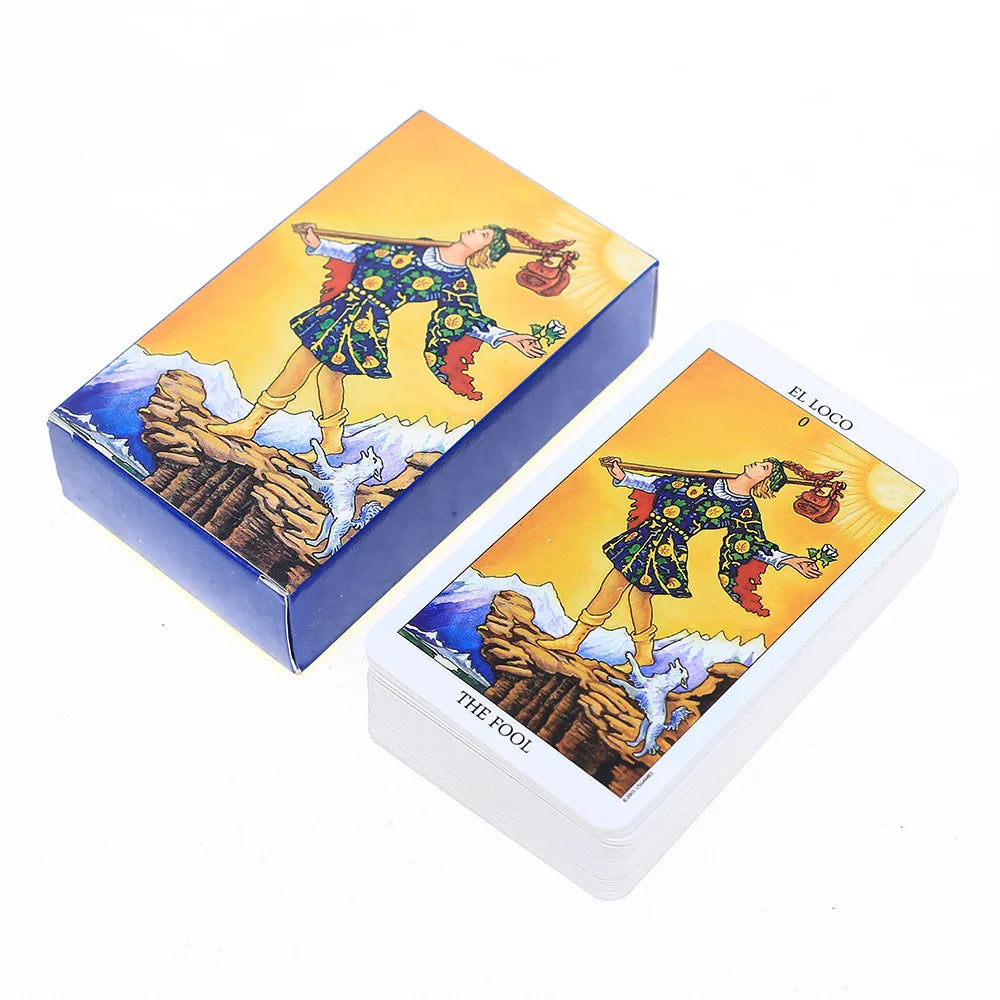 Rider Waite Tarot Cards - Divination & Oracle Deck, English, Russian & Spanish Versions, Beginner-Friendly Party Game Toy