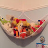 Kids Toy Storage Hammock for Stuffed Animals – 31.4 x 23.6 x 23.6 in (80 x 60 x 60 cm) Hanging Net Organizer with 3 Hooks