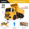 ZWN 2.4G Remote Control Excavator Dump Truck Alloy Construction Vehicle Toy
