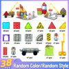 Magnetic Road Set With Car Building Blocks Toy for Toddlers
